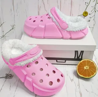 Zuecos crocs Rosas Acolchados Mujer