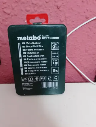Estuche Metabo Brocas Metal 1-10mm