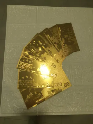Biglietti d'oro Euro da collezione