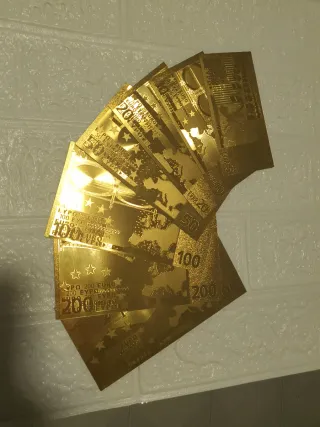 Biglietti d'oro Euro da collezione