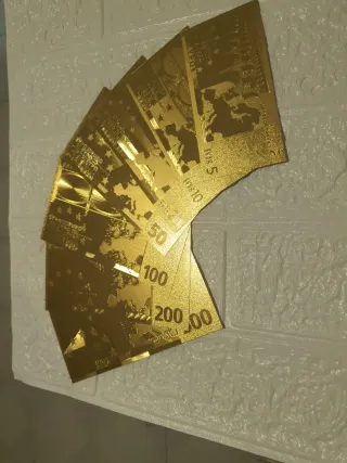 Biglietti d'oro Euro da collezione