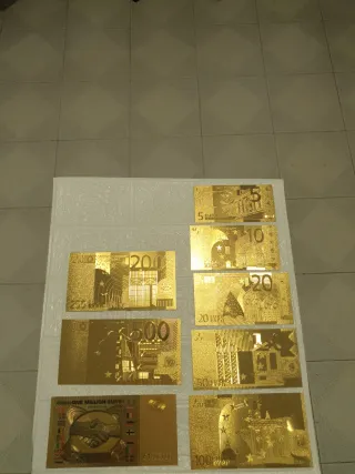 Biglietti d'oro Euro da collezione