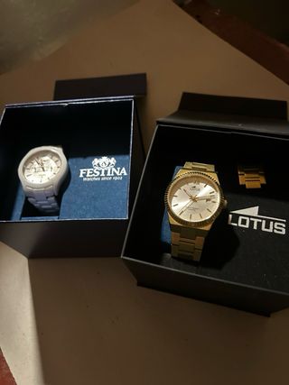 Relojes Festina y Lotus