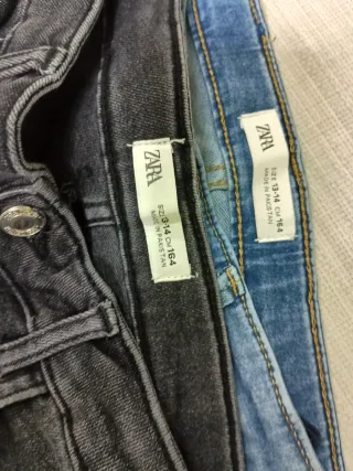 Lote 2 Vaqueros Zara Talla XS