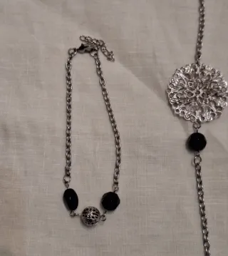 Conjunto Collar, Pulsera y Pendientes