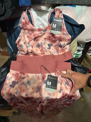 Conjunto deportivo Workout top y mallas