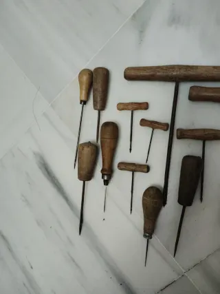 Lote de 20 Herramientas Antiguas Carpintería