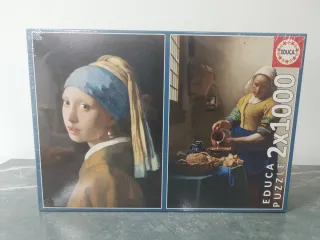 SIN ABRIR!! Puzzle Educa 2x1000 Vermeer