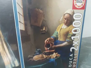 SIN ABRIR!! Puzzle Educa 2x1000 Vermeer