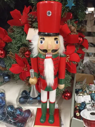 Muñeco Cascanueces Soldado Navideño nuevo