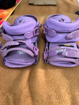 Fijaciones Nitro Snowboard Moradas