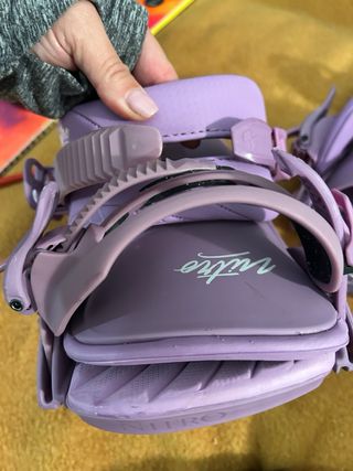 Fijaciones Nitro Snowboard Moradas