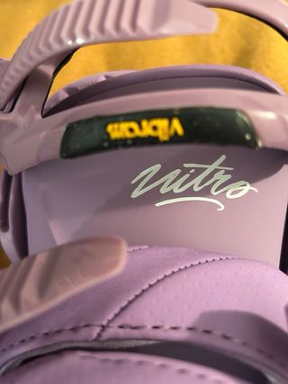 Fijaciones Nitro Snowboard Moradas