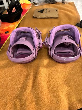 Fijaciones Nitro Snowboard Moradas