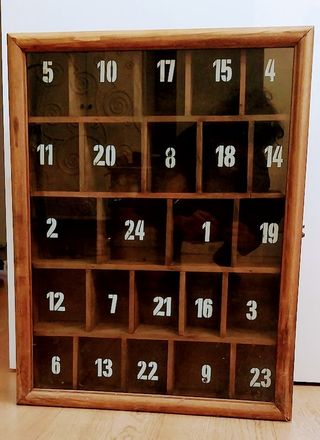 Vetrinetta Calendario Avvento Vintage