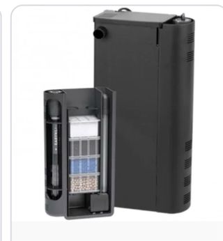 Urna acuario 40L con decoración y grava