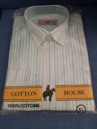 Camicia uomo Cotton House manica lunga XL