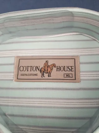 Camicia uomo Cotton House manica lunga XL