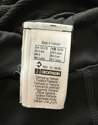 Pantalón térmico interior Esqui y Nieve 8 años