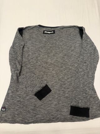 Camiseta Desigual Manga Larga Hombre Talla L