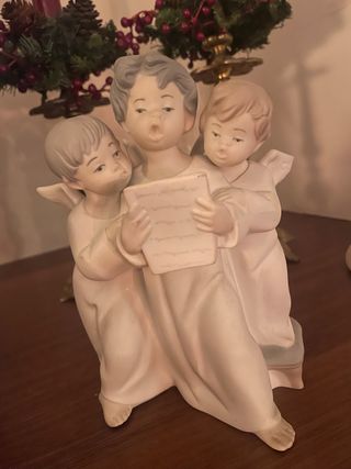 Lladró Trío de Ángeles Cantores