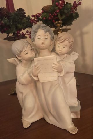 Lladró Trío de Ángeles Cantores
