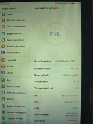 HUAWEI MediaPad T3 10 16GB 2GB RAM