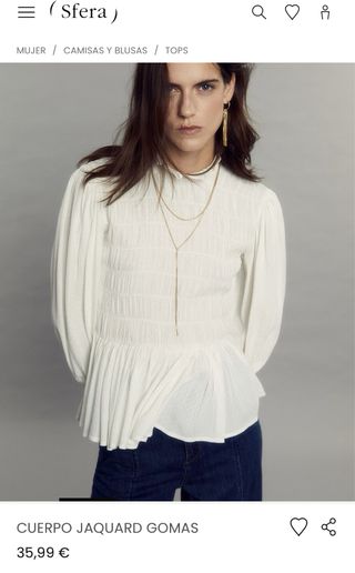 Blusa Jaguard Goma Blanca