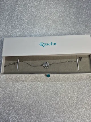 Nuevo - Pulsera Roselin Plata Árbol de la Vida