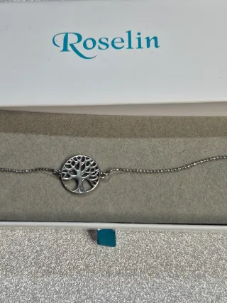 Nuevo - Pulsera Roselin Plata Árbol de la Vida