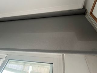 Tenda a rullo grigia traslucida 220 cm