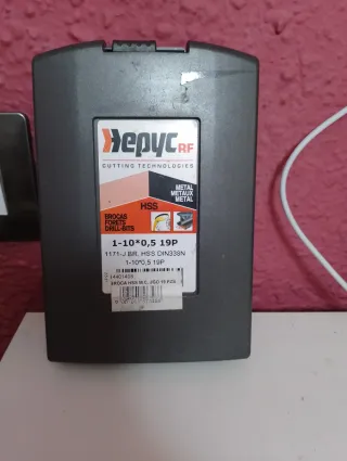 Estuche brocas HSS 1-10mm