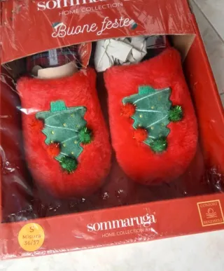 Pantofole natalizie donna Sommaruga Tg 36