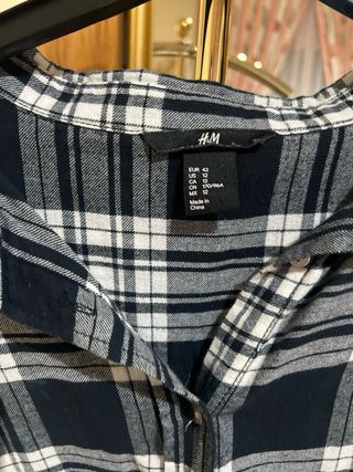 Camisa cuadros H&M Talla XL