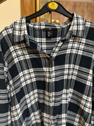 Camisa cuadros H&M Talla XL