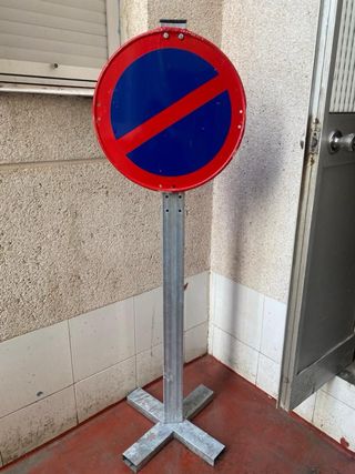 Señal de obra como nueva