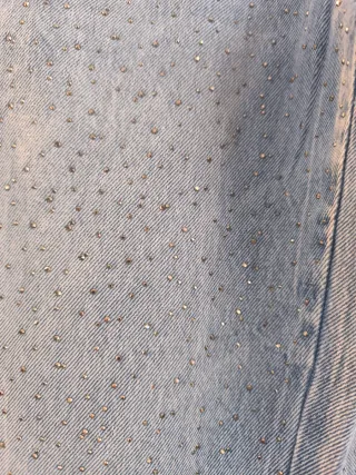 Pantalones vaqueros mujer con pedrería