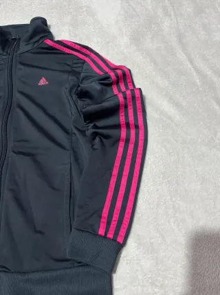 Chaqueta Adidas Mujer Talla XS Negra y Rosa