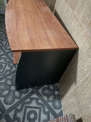 Escritorio madera y metal