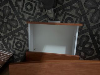 Escritorio madera y metal