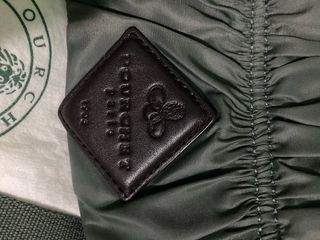 Riñonera Pourchet verde piel