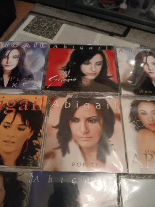 Lote CDs Abigail: 5 EP y 9 Singles