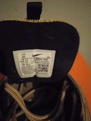 Nike Air Max 97 T-36 Doradas