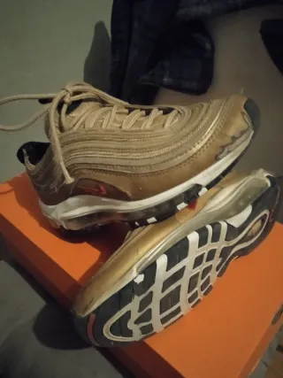 Nike Air Max 97 T-36 Doradas