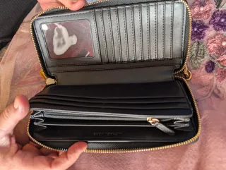 Cartera Michael Kors Negra Cremallera