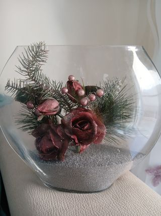 Vaso con fiori made in italy