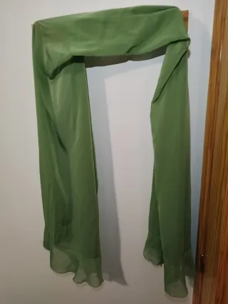 Estola o chal verde