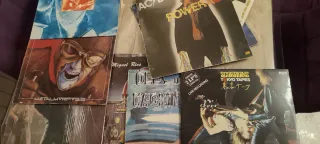 Vinilos varios Leño Deep Purple, Miguel Ríos, ACDC