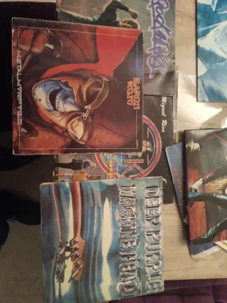 Vinilos varios Leño Deep Purple, Miguel Ríos, ACDC