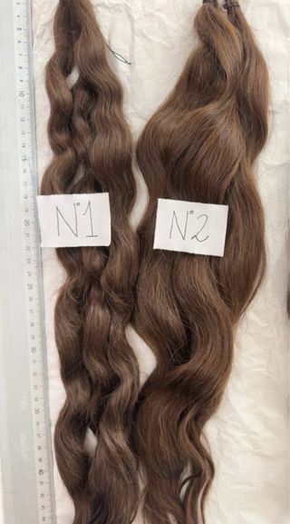 Mallas de pelo natural, castaño